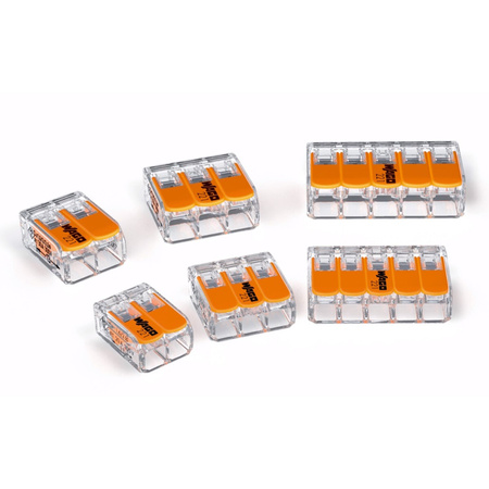 WAGO 221-412 Quick Connect Instalační konektor pro KABEL 2x0.2-4mm