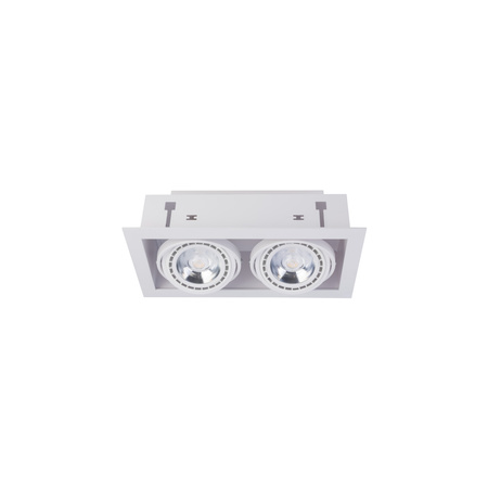 DOWNLIGHT II Stropní svítidlo 9574 Nowodvorski Bílá 2xGU10 zapuštěné bodové Moderní