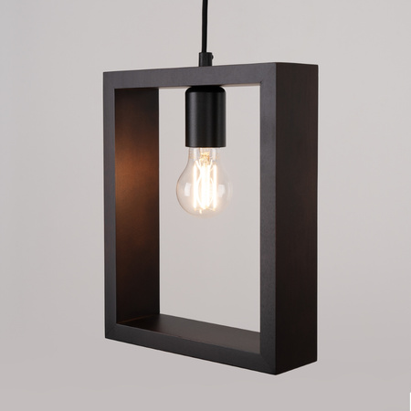 ARIES E27 Wenge Skandinávská závěsná lampa SOLLUX