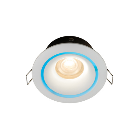 LED zapuštěné koupelnové stropní svítidlo FOXTROT 8373 GU10 IP20/IP54 Bílé překryvy Nowodvorski