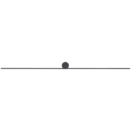 Nástěnné svítidlo LED 16W 630lm 4000lm Neutral Black Modern SPIN LED L 10622 Nowodvorski