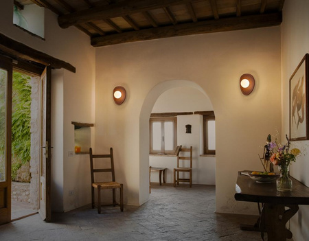 Dekorativní nástěnné svítidlo Povrchová nástěnná lampa G9 Brown Decor Ledvance