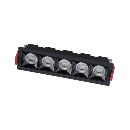 LED zapuštěné stropní svítidlo 20W 1800lm 4000K neutrální černá MIDI RECESSED 10065 Nowodvorski