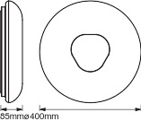 LED stropní svítidlo ORBIS Donut 24W 2500lm Teplá bílá-Studená bílá 40cm SMART+ WiFi LEDVANCE