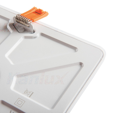 LED svítidlo pro vestavbu 14W 1300lm 4000K Neutrální 120° čtvercová bílá AREL Kanlux