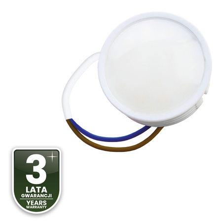 10x LED Vložka do Svítidel Modul INSERT Mléčný 7W = 60W 120° 670lm 6500K Studený Stmívatelný LUMILED