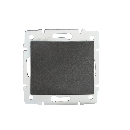 Jednopólový spínač bez rámečku LOGI Graphite KANLUX