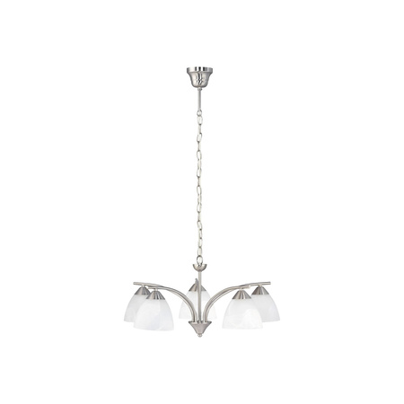 Závěsné stropní svítidlo Lustr 5x E14 Chrome Classic Tristan 7205 Rabalux