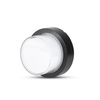LED nástěnné svítidlo 12W 3000K IP65 černé kulaté VT-828 V-TAC