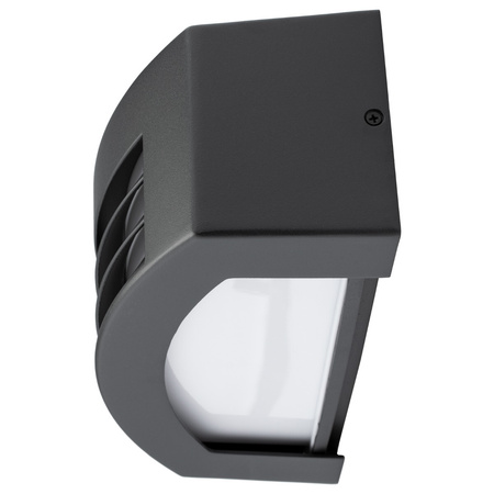 Zahradní nástěnné svítidlo. elevace. venkovní svítidlo E27. tmavě šedá IP54