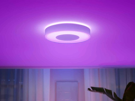 LED stropní svítidlo INFUSE L White 52,5W CCT RGB PHILIPS HUE Bluetooth Zigbee