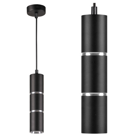 Stropní závěsné svítidlo GU10 BlackSilver BAMBOO Sanico Goldlux