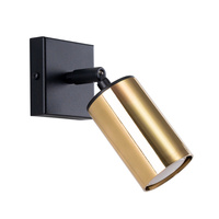 Nástěnné svítidlo WINX GU10 Black Gold Modern SOLLUX