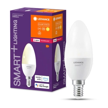 LED žárovka E14 B40 4.9W 470lm 2700K Teplá bílá LEDVANCE SMART+ ZigBee Dimmable