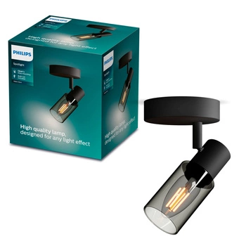 Nástěnné svítidlo Nástěnné svítidlo E14 Black Palms Philips