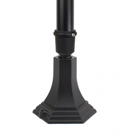 Venkovní zahradní lampový stožár LANTERN E27 Retro Maxi K 5002/1 BD 45 170cm černá Su-Ma