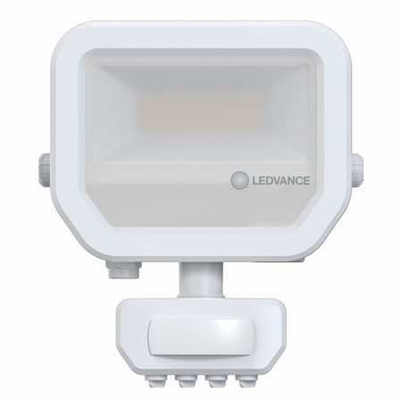 LED reflektor 8W 1100lm 3000K IP65 bílý se senzorem pohybu LEDVANCE Floodlight