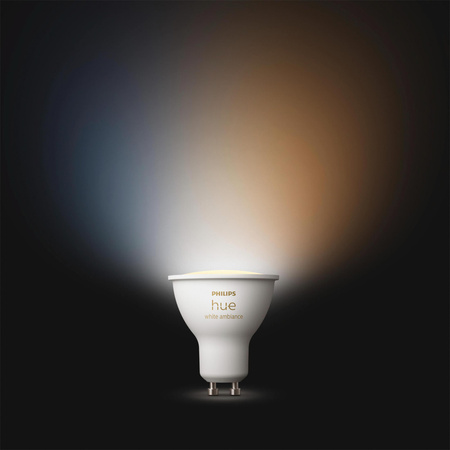 LED žárovka GU10 s reflektorem 4,2 W = 50 W 400 lm 2200-6500 K CCT SMART Smart Bluetooth ZigBee White Ambiance Philips HUE