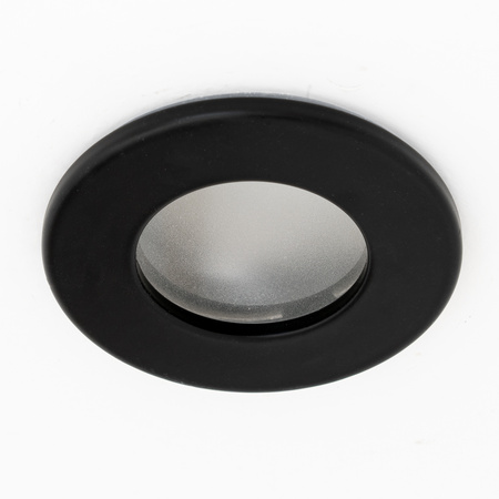 Halogenová Osvětlení Podhledová Koupelnová Hermetická GU10, IP44 Stálá Černá AQUS LUMILED