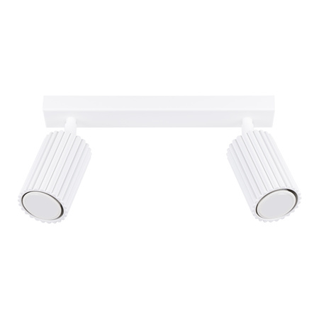 Bodové reflektorové stropní svítidlo Tuba 2x GU10 White Carbon Deep Space SL.1542 Sollux