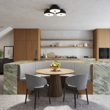 Stropní svítidlo LED Plafond 4x E27 černé OMIQ Crimson SL.1678 Sollux