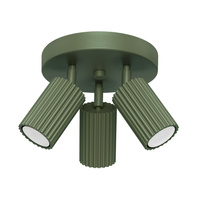 Stropní svítidlo Plafond Tuba Spot 3x GU10 Olive Carbon Deep Space SL.1620 Sollux