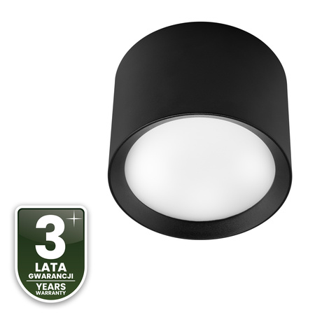 Povrchové svítidlo HALOGEN SUNLA Tuba Gx53 LED Spot Nástěnné svítidlo Stropní válec Černá LUMILED