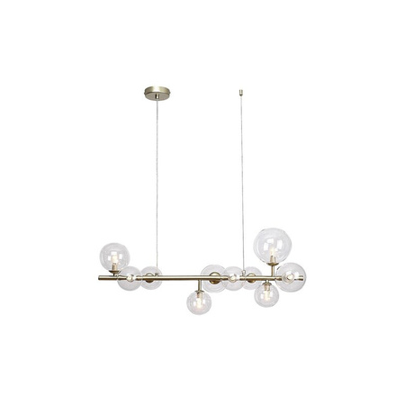 G9 Zlatá matná moderní stropní závěsná lampa Aslov Rabalux
