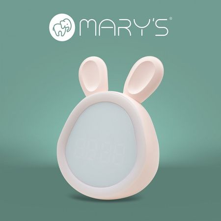 Dětský budík růžový USB dobíjecí 1200mAh MARY'S BEAR