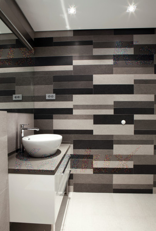 Utěsněné halogenové koupelnové stropní svítidlo QULES GU10 černé Kanlux