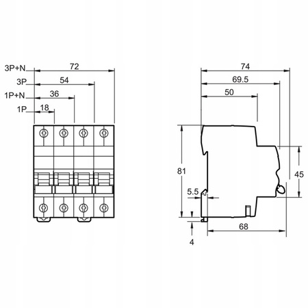 Jistič Pojistka C10A 3P Schneider