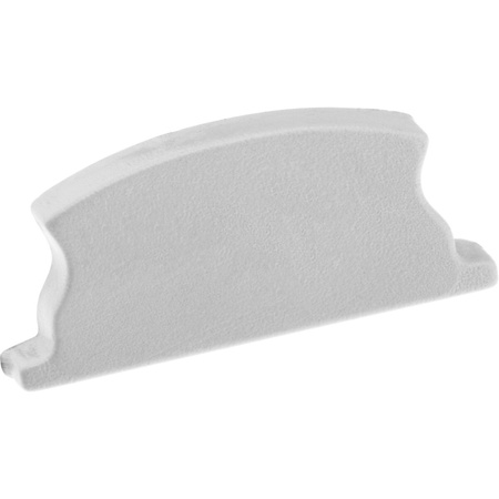 Povrchový Eloxovaný Hliníkový Profil pro LED KM24, Stříbrný 2m + Průhledná Krytka + Záslepky LUMILED