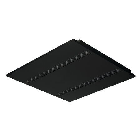 LED povrchový panel 60x60 Lamp 50W 5300lm 3000K Warm 60° Black Kanlux