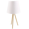 Dekorativní stolní lampa E27 bílá zlatá ELENA Sanico Goldlux
