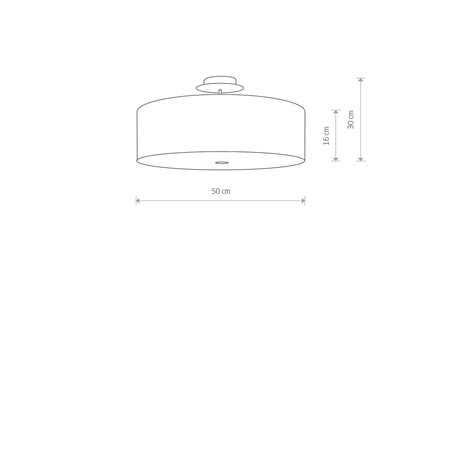 VIVIANE 6532 Nowodvorski šedá stropní lampa 3xE27 kulaté stropní svítidlo Materiál+sklo+ocel 50 cm Moderní