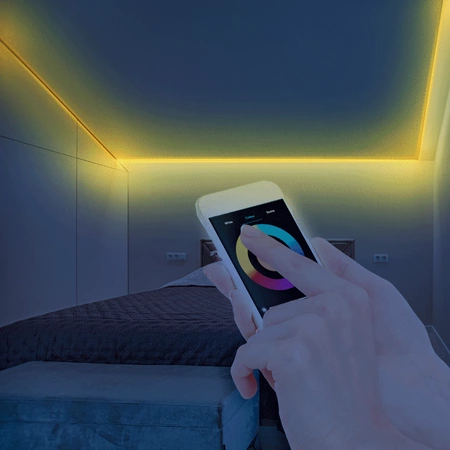 LED pásek 230V 16W RGB neutrální IP65 WIFI Smart TUYA 5m