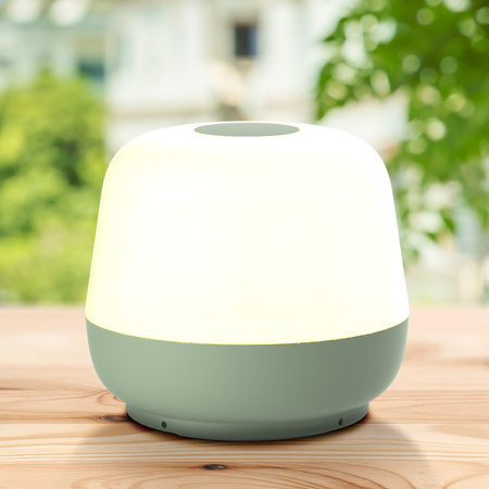 Venkovní dekorativní stolní lampa LED 1,8 W 160 lm 2700K teplá zelená IP44 stmívatelná Samba Sanico Goldlux