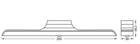 LED svítidlo pod skříňku 4W 300lm 3000K teplé stmívatelné se senzorem pohybu Twilight White Linear Ledvance