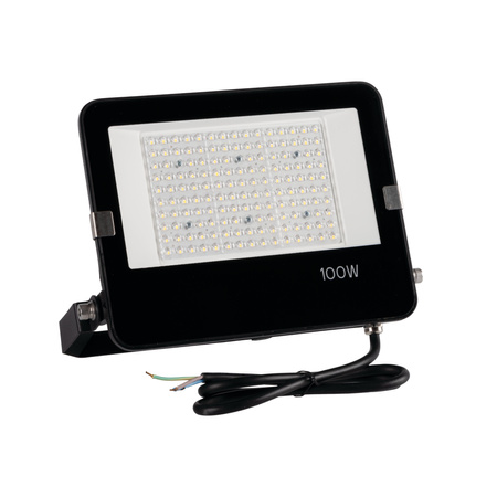 Halogenová LED lampa 100W 13500lm 4000K neutrální 125° IP65 IK08 černá FL Kanlux