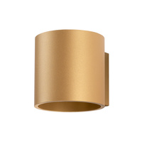 Nástěnné svítidlo ORBIS 1 G9 Gold Minimalist SOLLUX