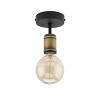 Stropní svítidlo RETRO Black Patina Retro Style E27 1901 TK Lighting