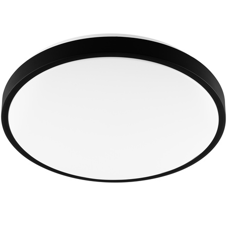 LED stropní podhled 24W 4000K CELIS Round IP44 Black Ring ALS LUMILED Povrchová montáž