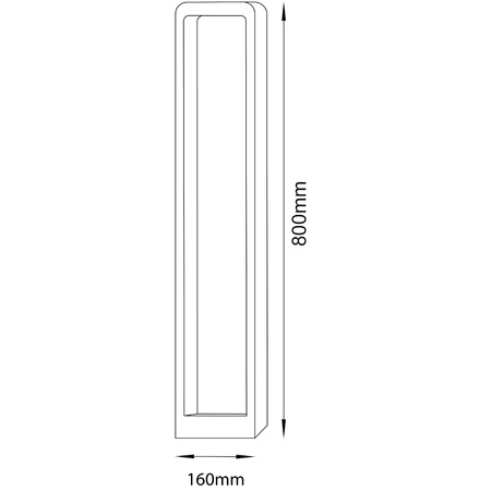 Zahradní lampa Venkovní Stojánek LED 7W RIO 80cm