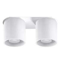 Svítidlo pro povrchovou montáž ORBIS 2 2xGU10 Tuba Minimalist White SOLLUX