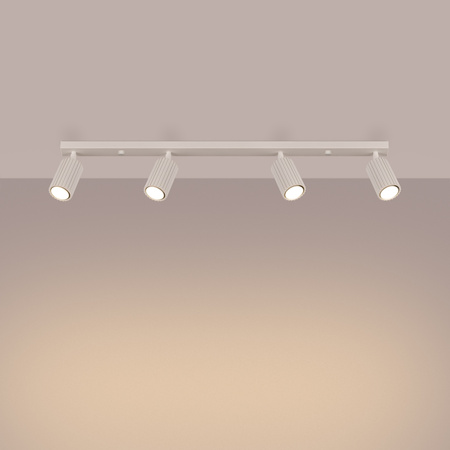 Bodové reflektorové stropní svítidlo Tuba 4x GU10 Beige Carbon Deep Space SL.1603 Sollux