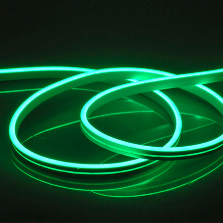 NEON Strip Flexibilní LED pásek 12V 17W Zelený IP65 12mm 2m