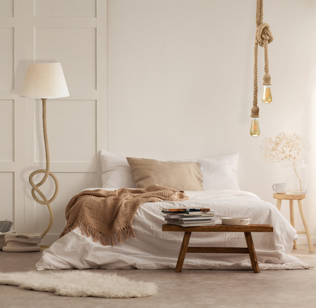 ROPE závěsné stropní svítidlo 2xE27 ROPE LOFT Vintage - GOLDLUX (Polux)