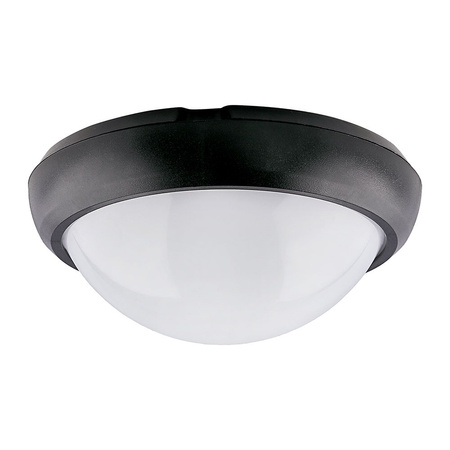 Stropní svítidlo LED Plafond 12W 3000K 840lm IP54 kulaté černé VT-8015 V-TAC