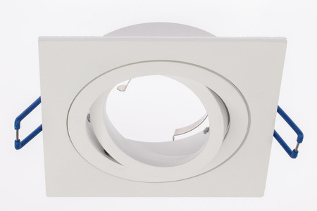 Halogenová Podhledové svítidlo GU10, TUBA SPOT Nastavitelná Čtvercová Bílá 20mm MIDI LUMILED