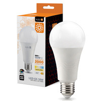 LED žárovka E27 Ball 18W 2000lm 3000K Warm 270° Kobi